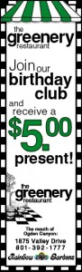 The Greenery Birthday Club - $5 Gift